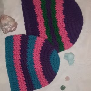 Hand crocheted hat